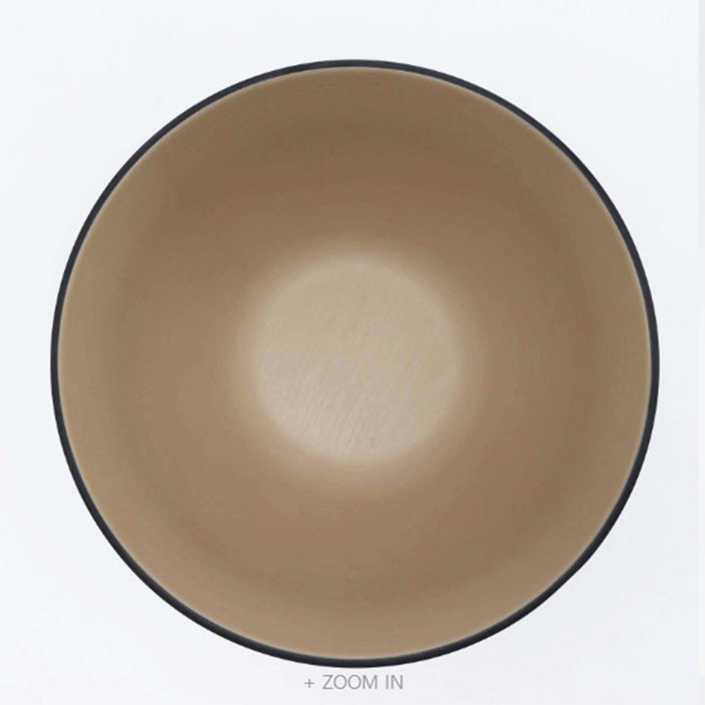 Artisan Textured Melamine Bowl Collection - Matte Two-Tone Series