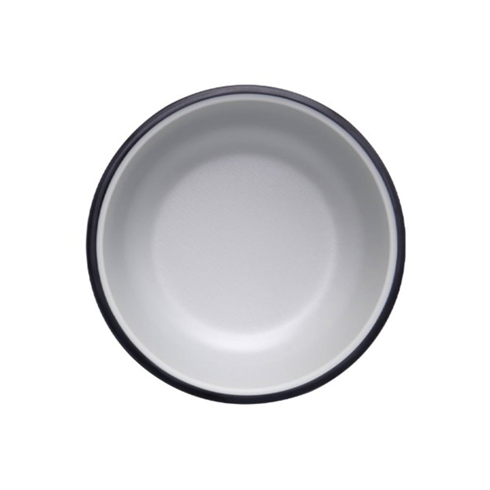 The Authentic "Seolleongtang" Ddukbaegi Bowl - Two-Tone Melamine Stone Pot Replica (16.8cm / 6.6") for Korean Soul Food Gukbap