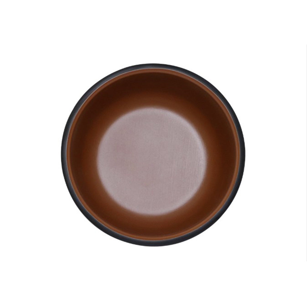 The "Yukgaejang" Specialist Bowl - Warm Caramel Melamine Soup Bowl for Spicy Korean Stews