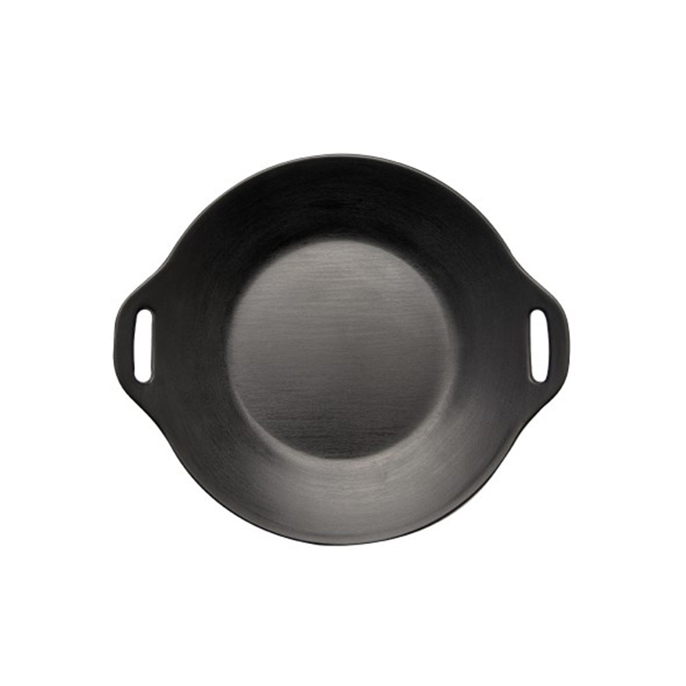 Rustic Cast-Iron Style Serving Pan with Handles (Melamine)