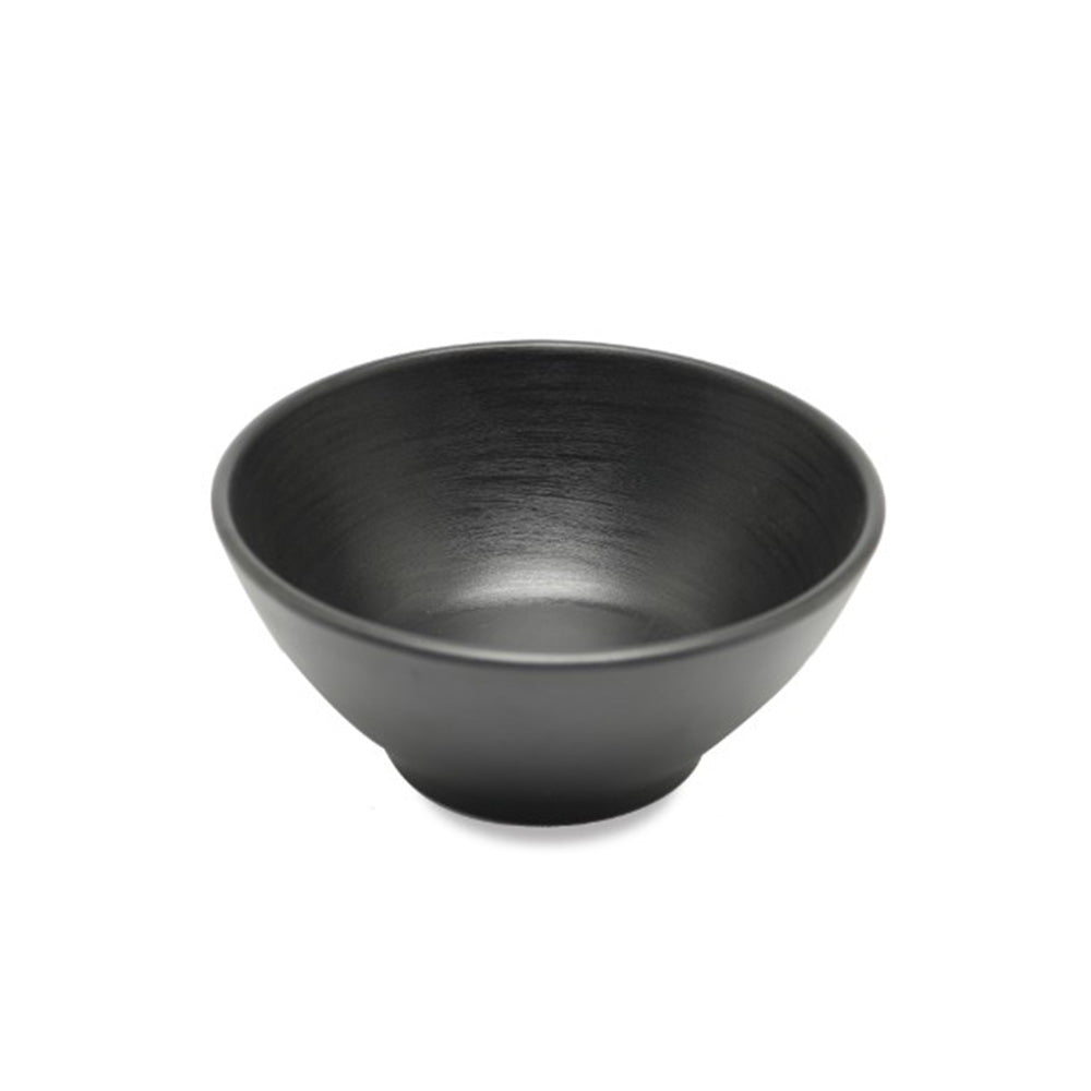 The Essential Korean Rice & Soup Bowl Set - Modern Matte Black Melamine for Authentic Bap & Guk