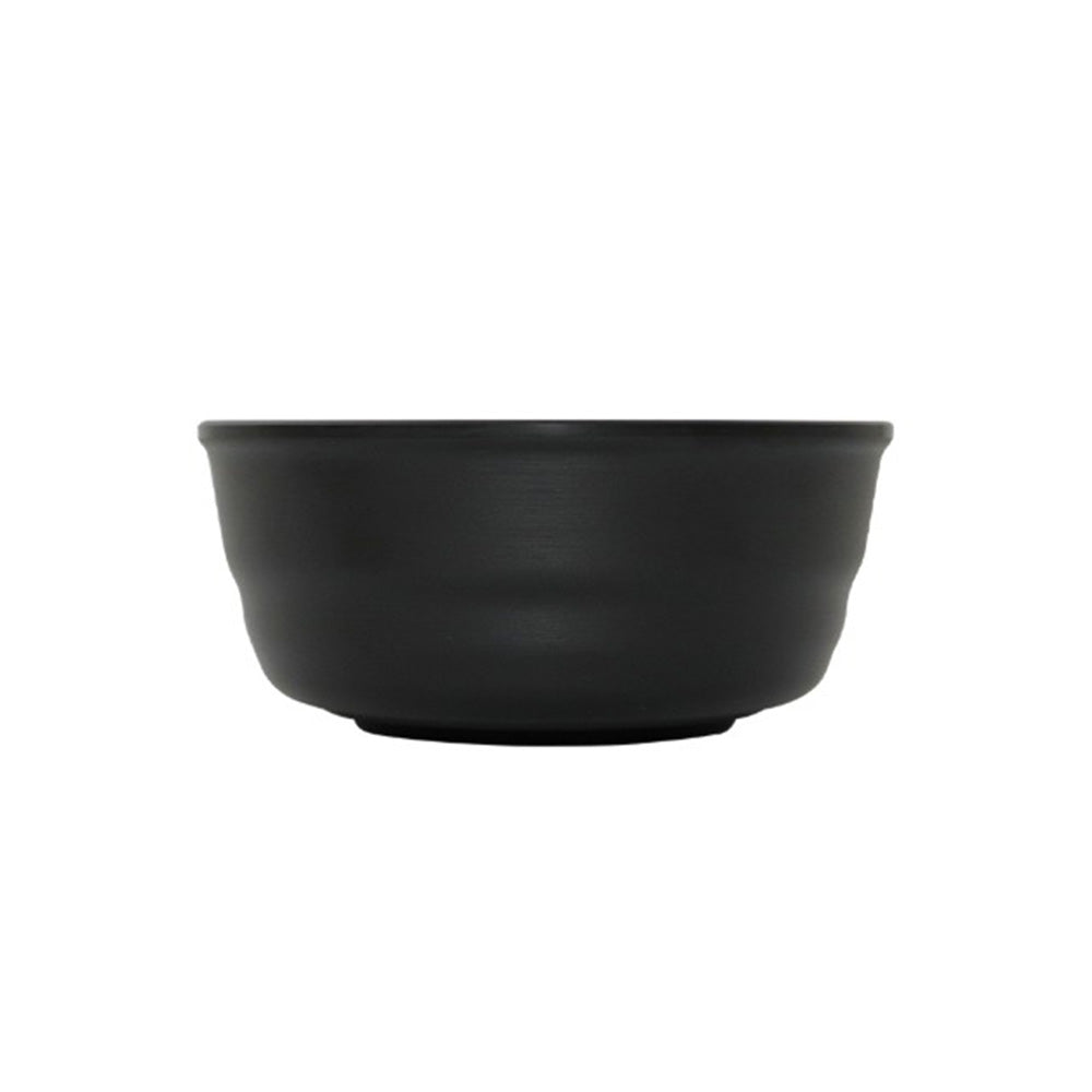 The Authentic "Seolleongtang" Ddukbaegi Bowl - Two-Tone Melamine Stone Pot Replica (16.8cm / 6.6") for Korean Soul Food Gukbap