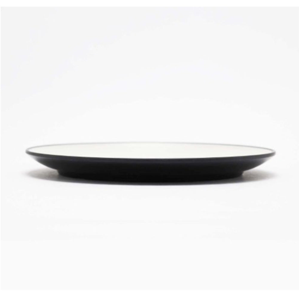Modern Matte Black Round Plate - Versatile Main Dish & Bulgogi Bowl
