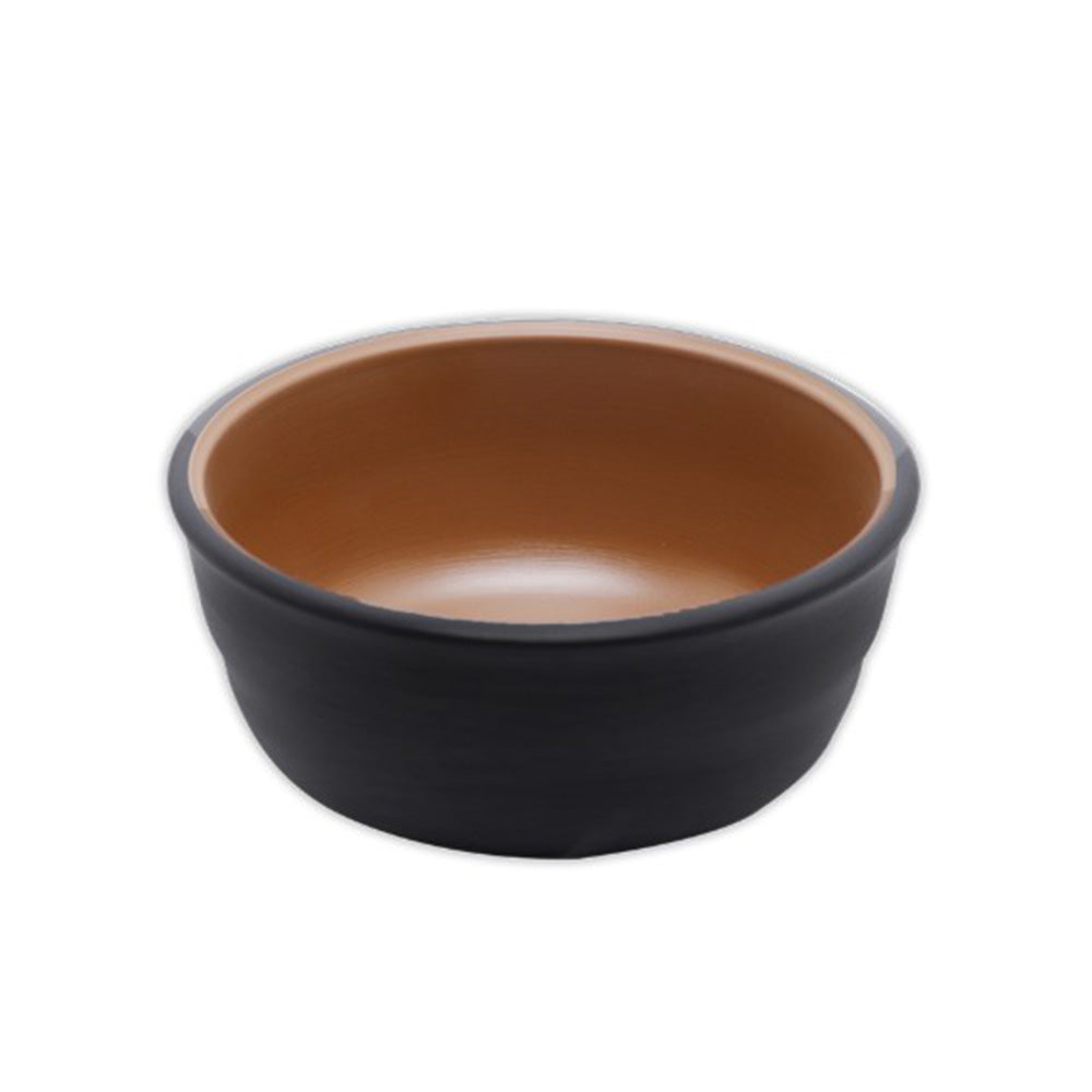 The "Yukgaejang" Specialist Bowl - Warm Caramel Melamine Soup Bowl for Spicy Korean Stews