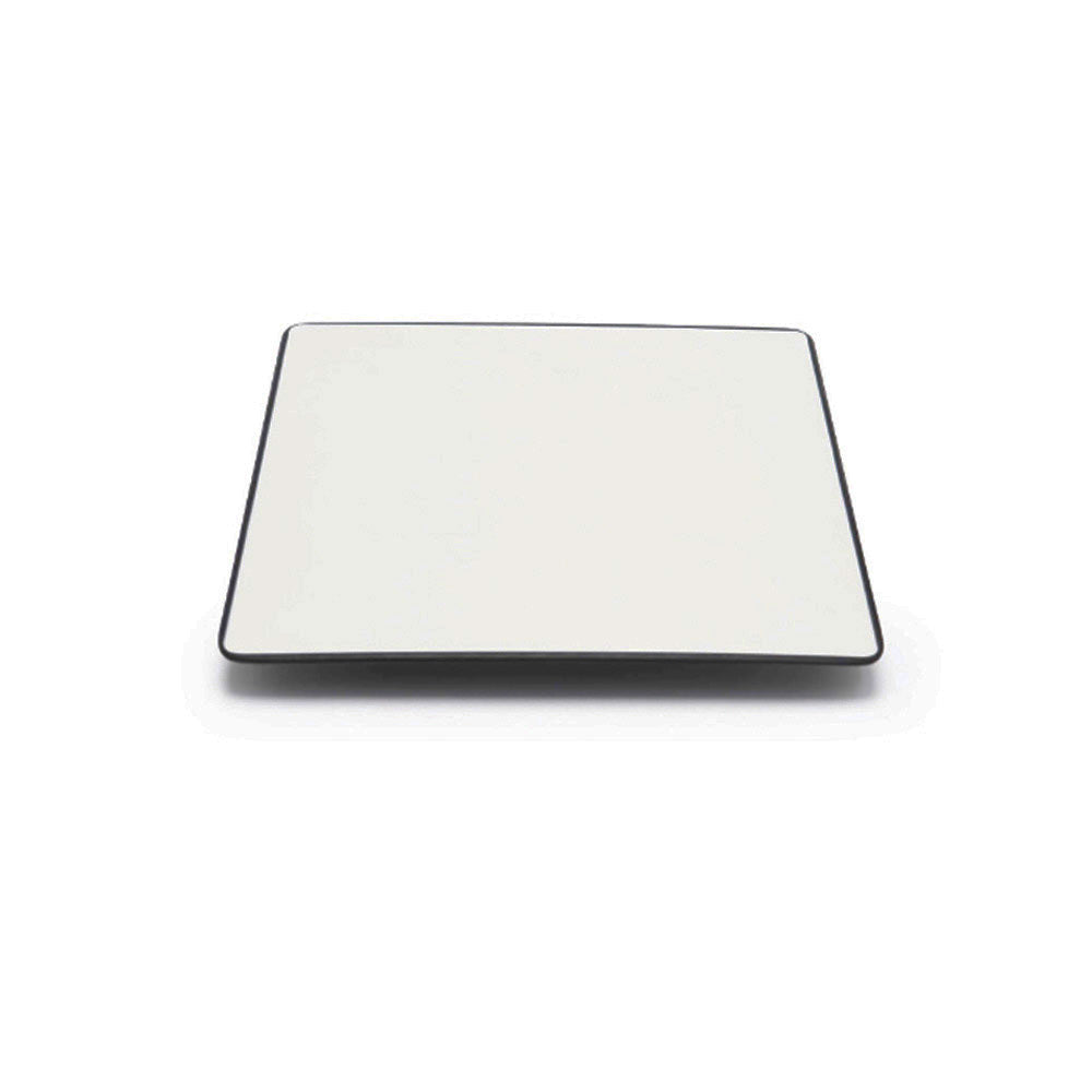 The Ultimate "Suyuk" Platter (9.5" / 24cm) - Modern Two-Tone Square Serving Plate for Korean Boiled Pork & Bossam Feast