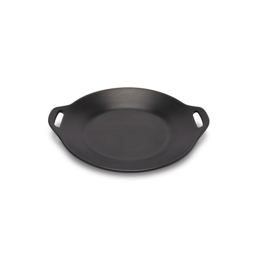 Rustic Cast-Iron Style Serving Pan with Handles (Melamine)