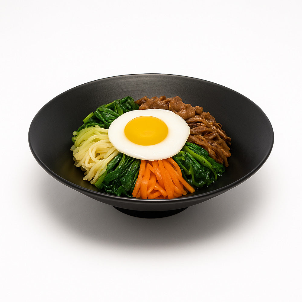 The Authentic Bibimbap & Poke Bowl - Matte Black Wide Series