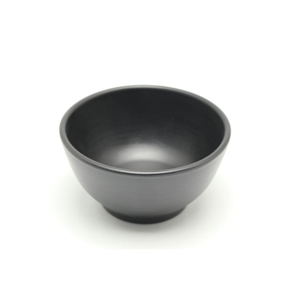 The Essential Korean Rice & Soup Bowl Set - Modern Matte Black Melamine for Authentic Bap & Guk